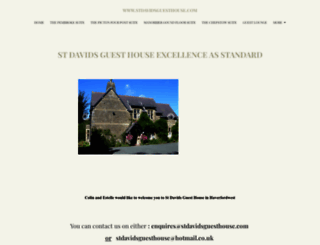 stdavidsguesthouse.com screenshot