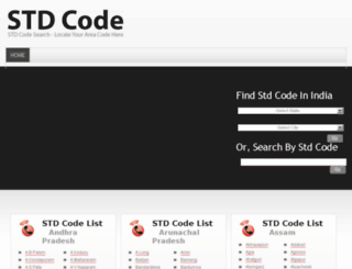 stdcode.org.in screenshot