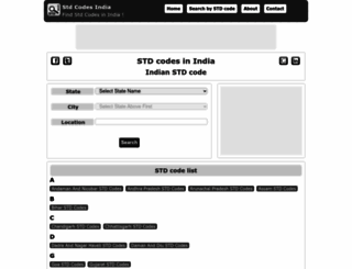 stdcodesin.com screenshot