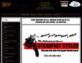 steadfastcycles.com screenshot