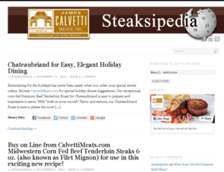 steaksipedia.com screenshot