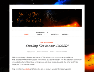 stealingfirefromthegods.wordpress.com screenshot