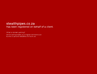 stealthpipes.co.za screenshot