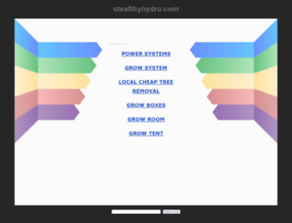 stealthyhydro.com screenshot