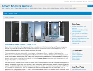 steam-shower-cubicle.co.uk screenshot