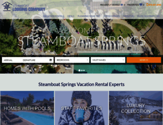 steamboatlodgingcompany.com screenshot