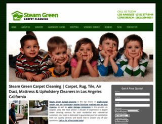 steamgreencarpetcleaning.com screenshot