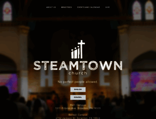 steamtownchurch.com screenshot