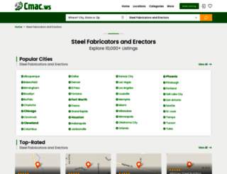 steel-fabricators-erectors.cmac.ws screenshot