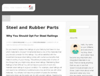 steelandrubberparts.com screenshot