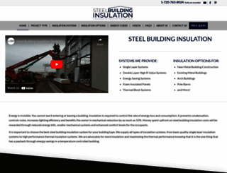 steelbuildinginsulation.com screenshot