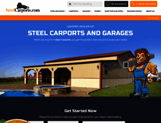 steelcarports.com screenshot