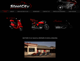 steelcitymotorcycles.com.au screenshot