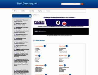 steeldirectory.net screenshot