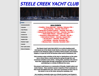 steelecreekyachtclub.org screenshot