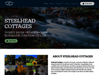 steelheadcottages.com screenshot