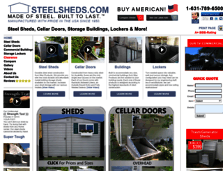 steelsheds.com screenshot