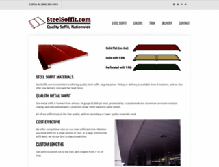 steelsoffit.com screenshot