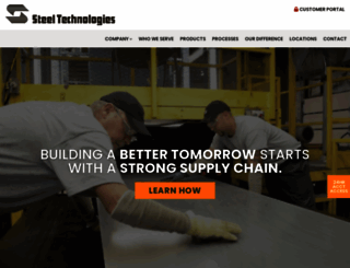 steeltechnologies.com screenshot