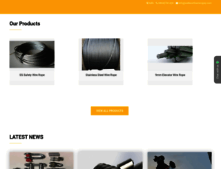 steelwireropemanufacturer.com screenshot