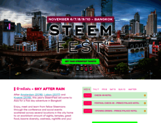 steemfest.com screenshot