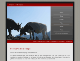 stefan-korn.org screenshot