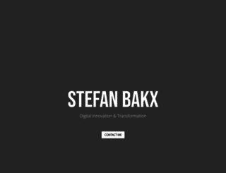 stefanbakx.com screenshot
