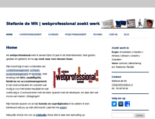 stefaniedewit.nl screenshot
