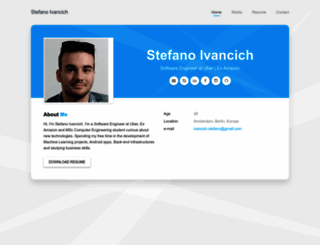 stefanoivancich.com screenshot