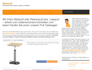 stehpult-kaufen.com screenshot