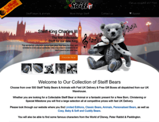 steiffteddybears.co.uk screenshot