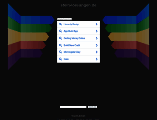 stein-loesungen.de screenshot