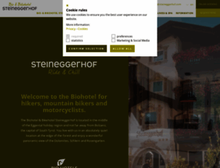 steineggerhof.com screenshot
