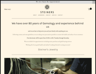 steinersjewelry.com screenshot