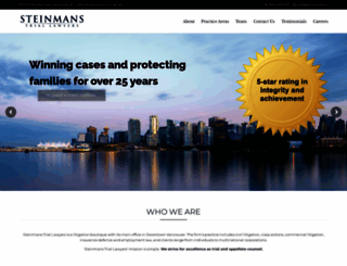 steinmanlaw.ca screenshot