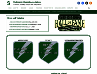 steinmetzalumni.org screenshot