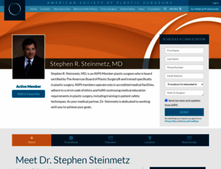 steinmetzplasticsurgery.com screenshot