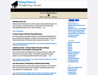 steinway-piano.com screenshot