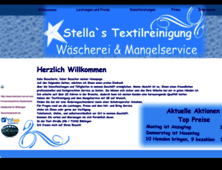 stella-textilreinigung.de screenshot