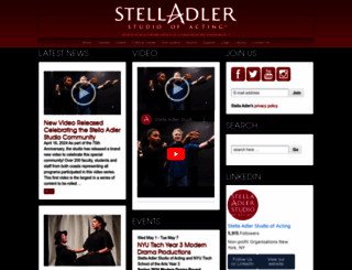 stellaadler.com screenshot