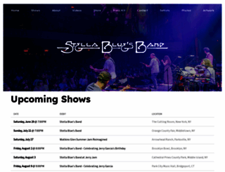 stellabluesband.net screenshot