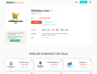 stellalux.com screenshot