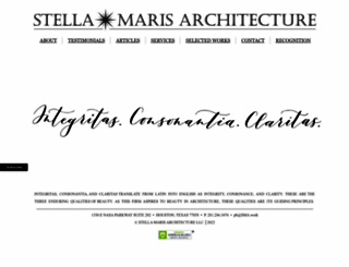 stellamarisarchitecture.com screenshot