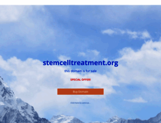 stemcelltreatment.org screenshot