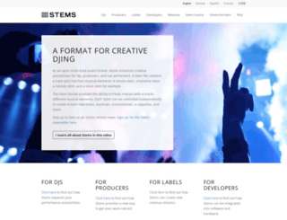 stems-music.com screenshot