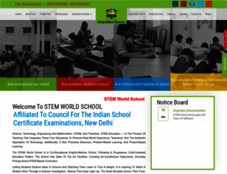 stemworldschool.com screenshot