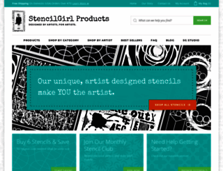 stencilgirlproducts.com screenshot