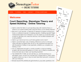 stenotypetutor.com screenshot