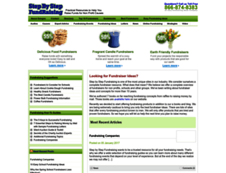 stepbystepfundraising.com screenshot