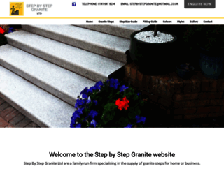 stepbystepgranite.co.uk screenshot
